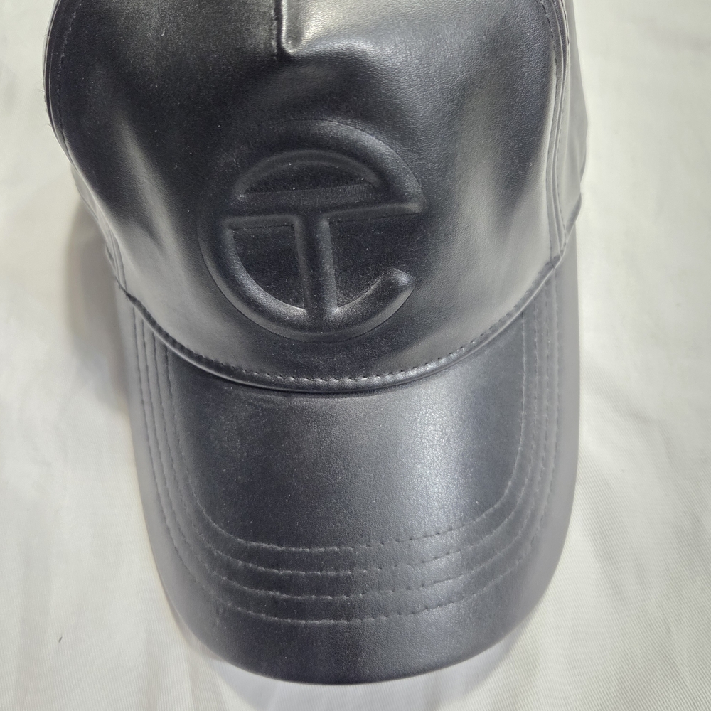 Telfar Black Leather Cap and Wallet Set - Picture 2 of 10